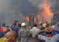 Lagos’ Ajah market up in flames, goods worth millions razed