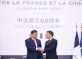 Macron arrives in China to press Xi on Ukraine ceasefire, trade imbalances