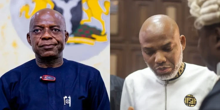 Otti visits Nnamdi Kanu in Sokoto prison, assures "administrative resolution" is imminent 92 Otti visits Nnamdi Kanu in Sokoto prison, assures “administrative resolution” is imminent