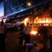 World Cup bus set ablaze as disorder taints New York celebrations after Knicks’ NBA win