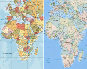 Africa Map fullscale